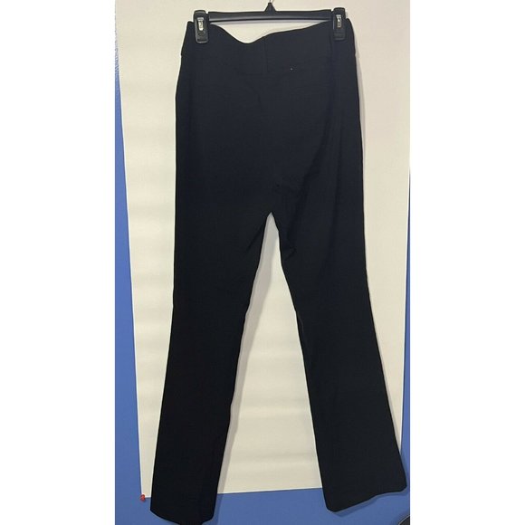 Alyx Black Straight Leg Dress Pants with Wide Waistband and Back Working Pockets - Picture 2 of 2